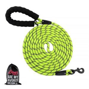 Pet Long Rope Dog Leash, Heavy Duty, Reflective, With Comfortable Padded